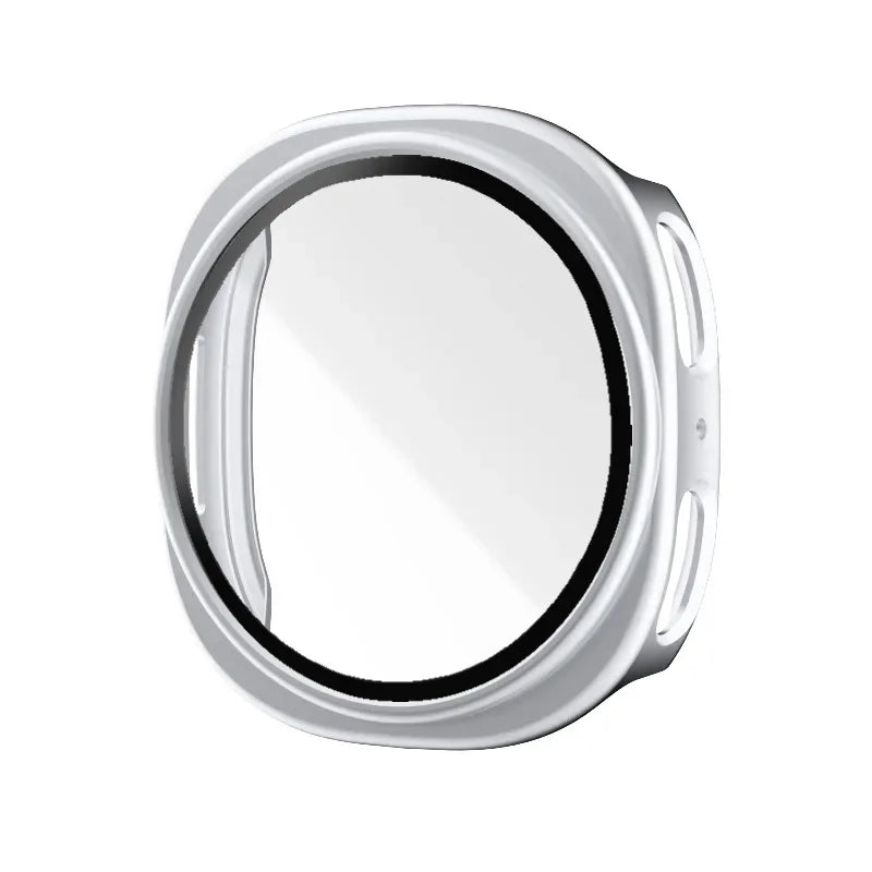 Shockproof PC Case with Tempered Glass Screen Protector for Samsung Galaxy Watch 8