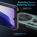 Honor Magic 8 Pro Military Grade Shockproof Case with Ring Stand Holder