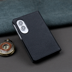 Genuine Cowhide Leather Flip Case with Magnetic Closure for Samsung Galaxy Z Fold 8