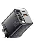 Essager 65W GaN Charger with Built-in Retractable Cable
