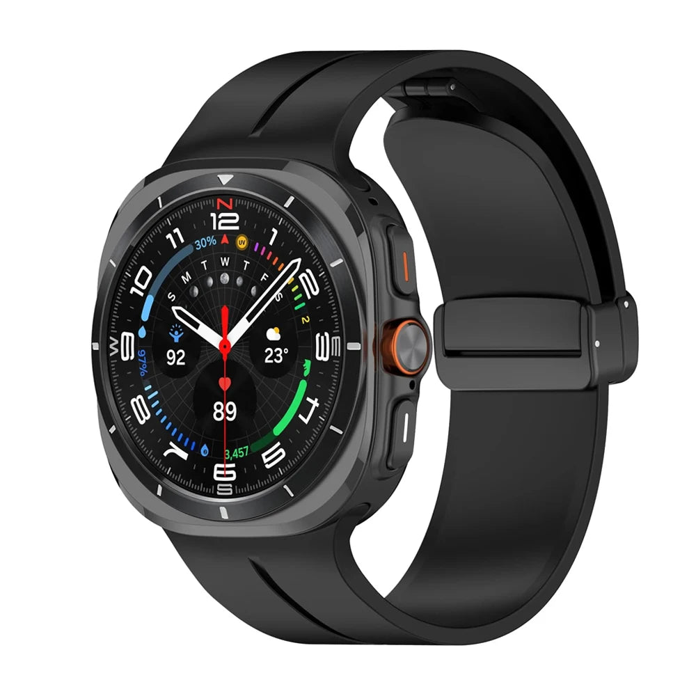 Silicone Magnetic Bracelet for Samsung Galaxy Watch Ultra and Samsung Galaxy Watch Ultra (2025)