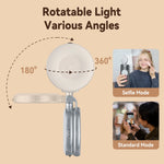 TELESIN Magnetic Fill Light with Built-in Makeup Mirror
