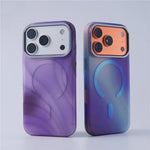 MagSafe Compatible Translucent Gradient Art Case for iPhone 17 Series