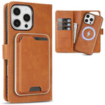 3-in-1 Detachable MagSafe Wallet Leather Case for iPhone 16 Series
