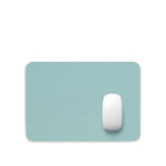 Premium Solid-Color Leather Mouse Pad