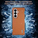 Luxury Carbon Fiber Pattern Phone Case for Samsung Galaxy Z Fold 7