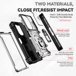 360° Protection Slide Camera Lens Armor Case with Ring Holder for Samsung Galaxy Z Fold 7