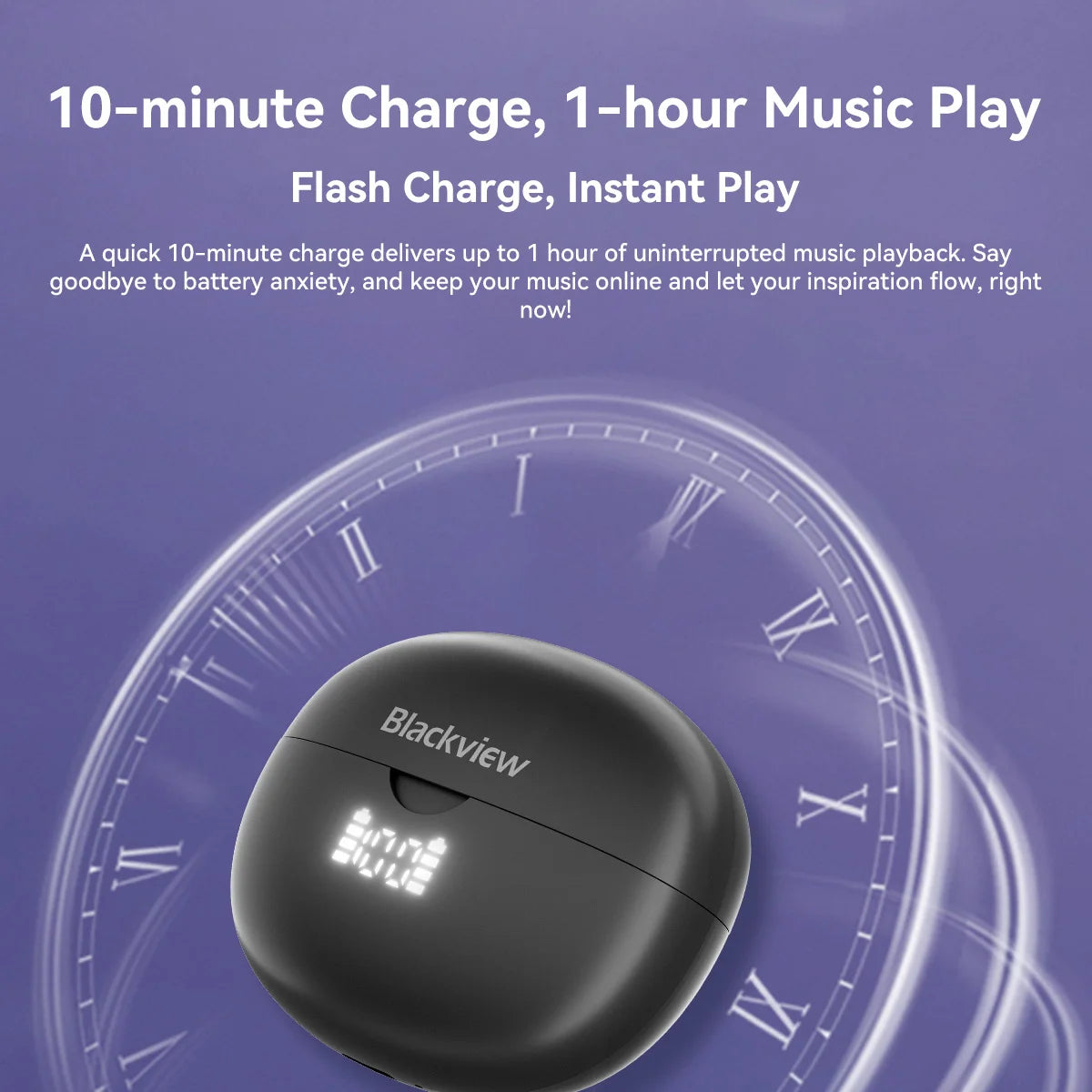 Blackview AirBuds 13 Ear Clip Bluetooth 5.4 Earphones