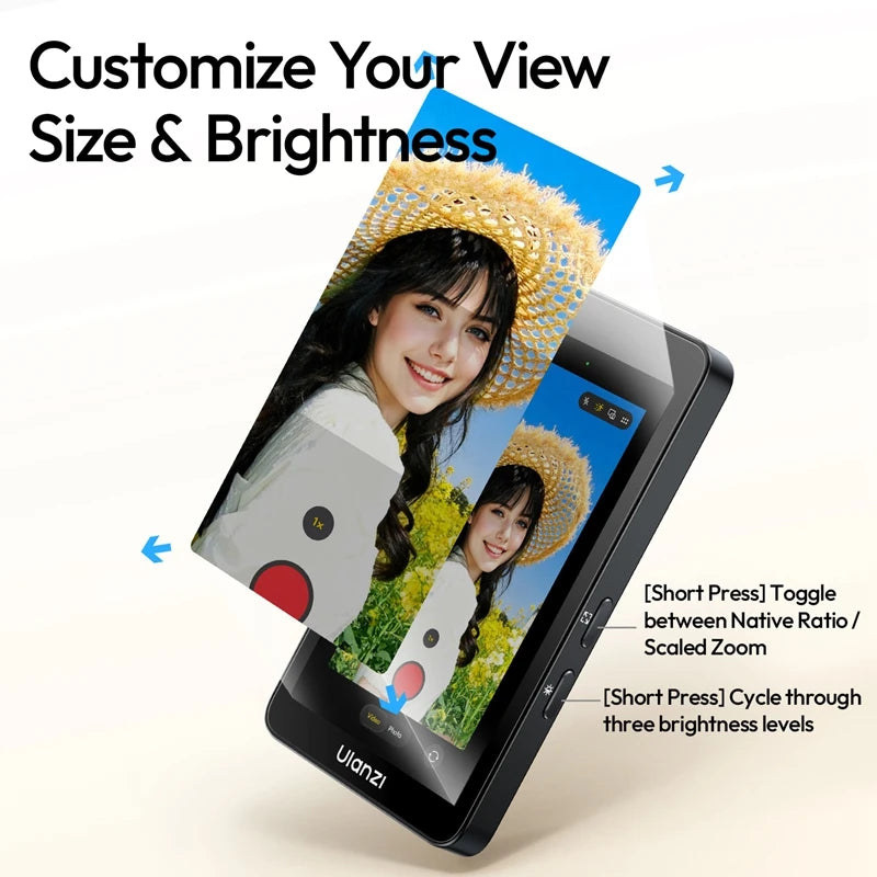 Ulanzi VM1 Vlog Selfie Monitor Screen with Magnetic Mount