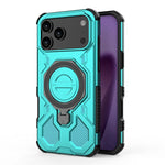 iPhone 17 Series Shockproof Dual Layer Armor MagSafe Phone Case with Kickstand