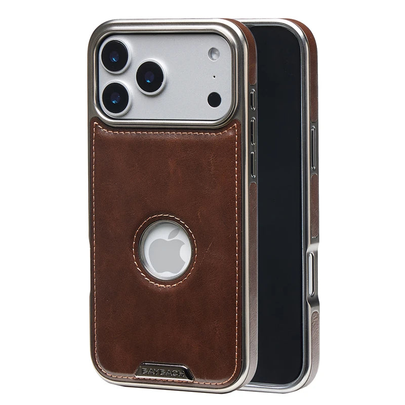 Business-Style Leather MagSafe Case for iPhone 17 Series