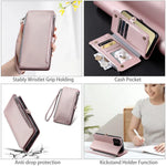 Zipper Wallet Crossbody Case for Samsung Galaxy S25 Series