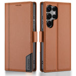 Luxury Leather RFID Wallet Case for Samsung Galaxy S26 Series