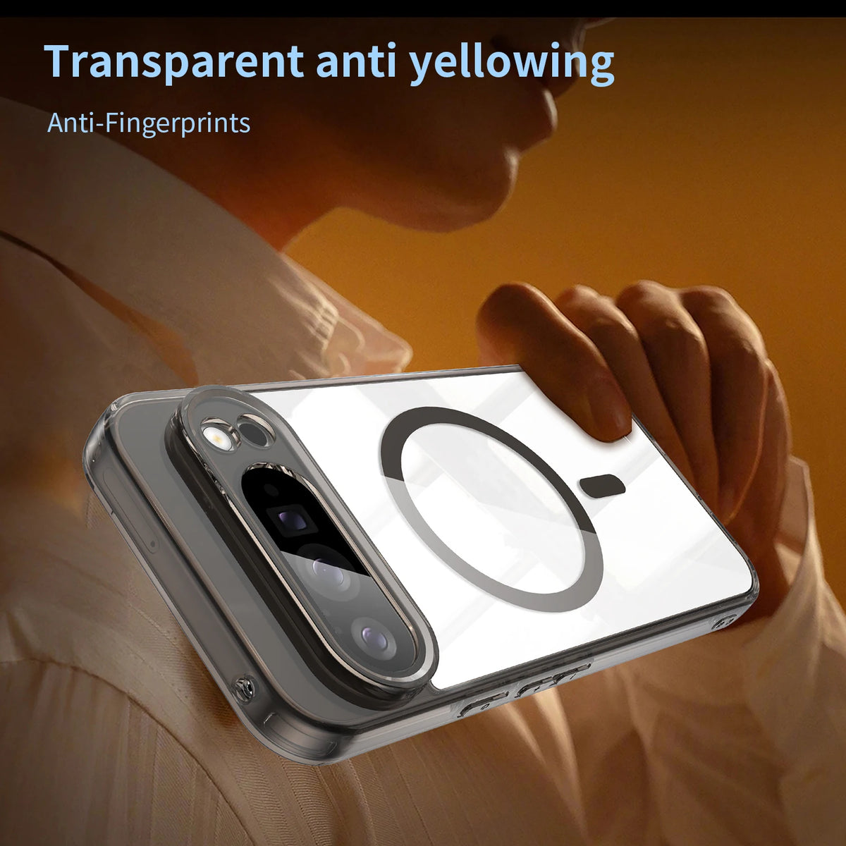 Premium Transparent Magnetic Case for Google Pixel 9 Series