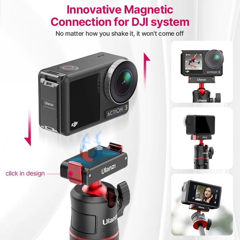 Ulanzi MT-50 Extendable Magnetic Tripod for DJI Osmo Action 4