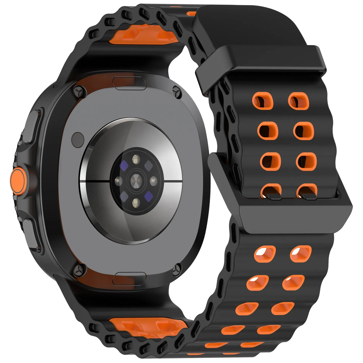Perforated Silicone Watch Band with One-Click Installation for Samsung Galaxy Watch 9