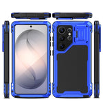 Shockproof Armor Case with Camera Lens Cover for Samsung Galaxy S25 Ultra