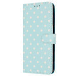 Wave Dot Texture Leather Wallet Phone Case for iPhone 16 Series