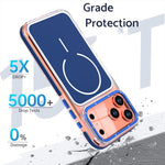 Luxury Two-Tone Border Clear MagSafe Case for iPhone 17 Series