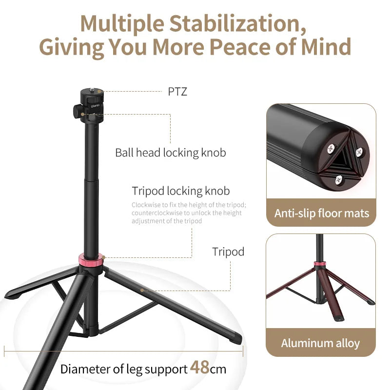 Ulanzi MT-79 Extendable Tripod with 1/4" Screw