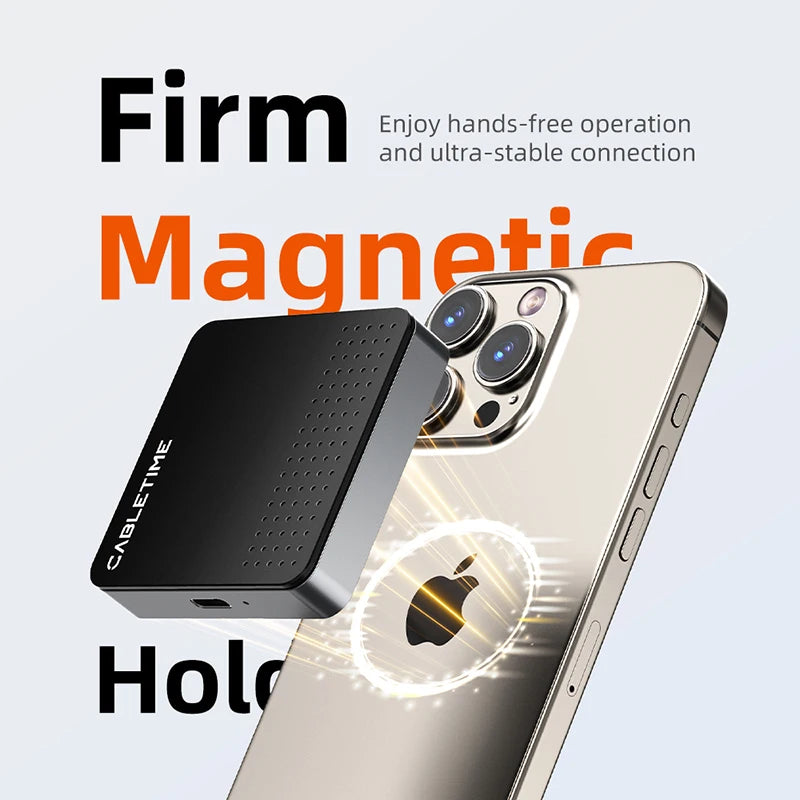 CABLETIME Magnetic M.2 2230 NVMe SSD Enclosure