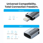 Vention Lightning To USB-C OTG Adapter