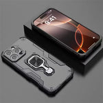 Durable Multi-Function Magnetic Case with Metal Ring Holder for iPhone 16 Series