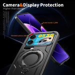 Xiaomi 17 Series Military Drop-Proof Case with 360° Adjustable Ring Stand