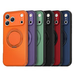 Protective MagSafe Armor Case with Ring Holder for iPhone 17 Series