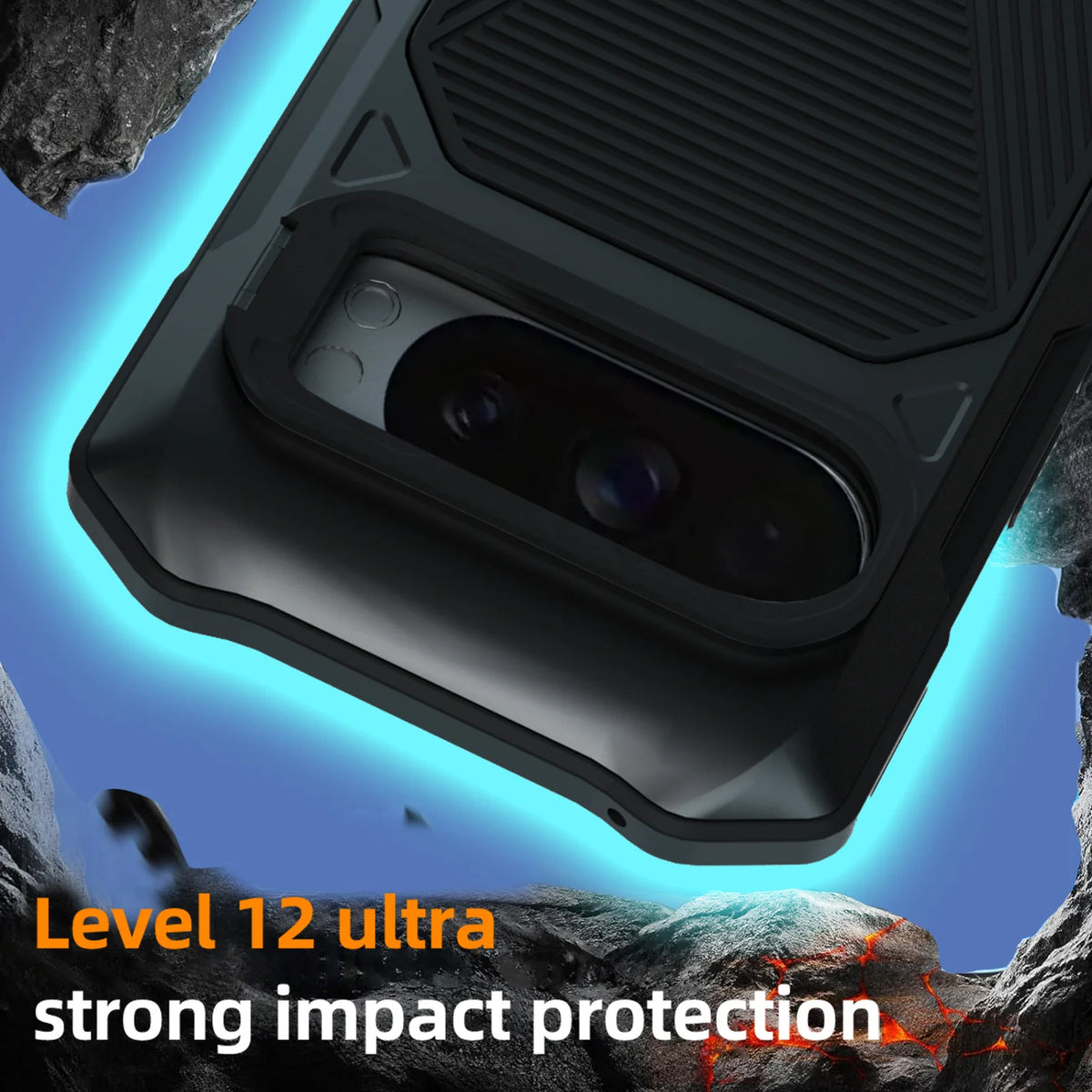 Military-Grade Shockproof Metal Case with Adjustable Kickstand for Google Pixel 10 Series