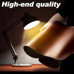 Large Leather Desk Pad with Stitched Edges and Rubber Base