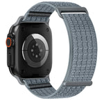 Breathable Woven Nylon Band with Hook-and-Loop Fastener for Apple Watch