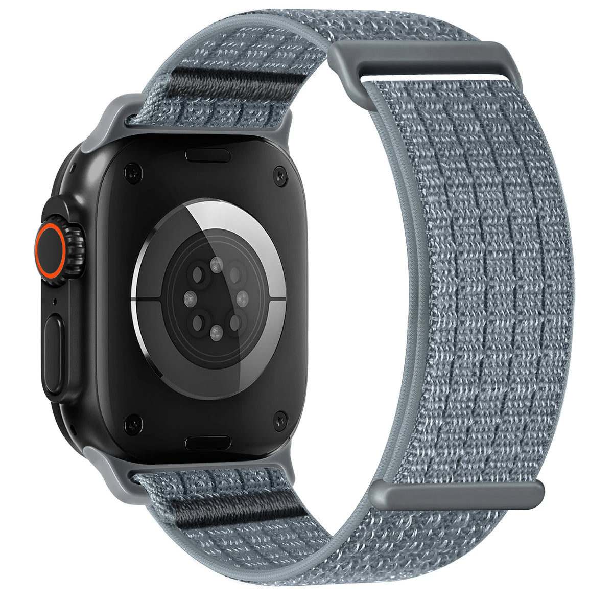 Breathable Woven Nylon Band with Hook-and-Loop Fastener for Apple Watch