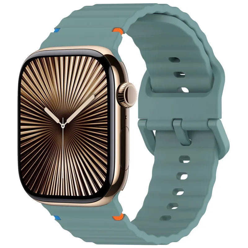 Flexible Silicone Watch Band for Apple Watch