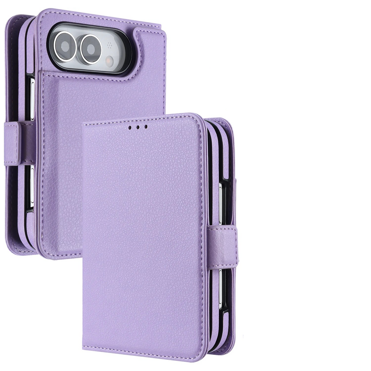 5-Card Flip Wallet Case with Kickstand for iPhone Duo