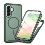 Samsung Galaxy A37 Magnetic Armor Case with PET Screen Guard