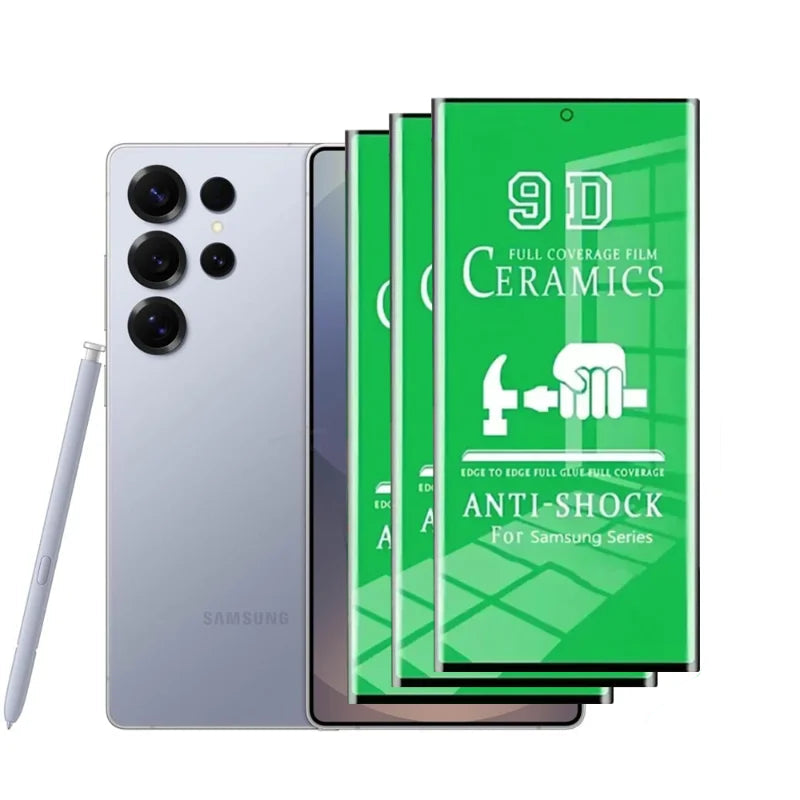 3-Pack Samsung Galaxy S24 Series Soft Ceramic Screen Protection Film