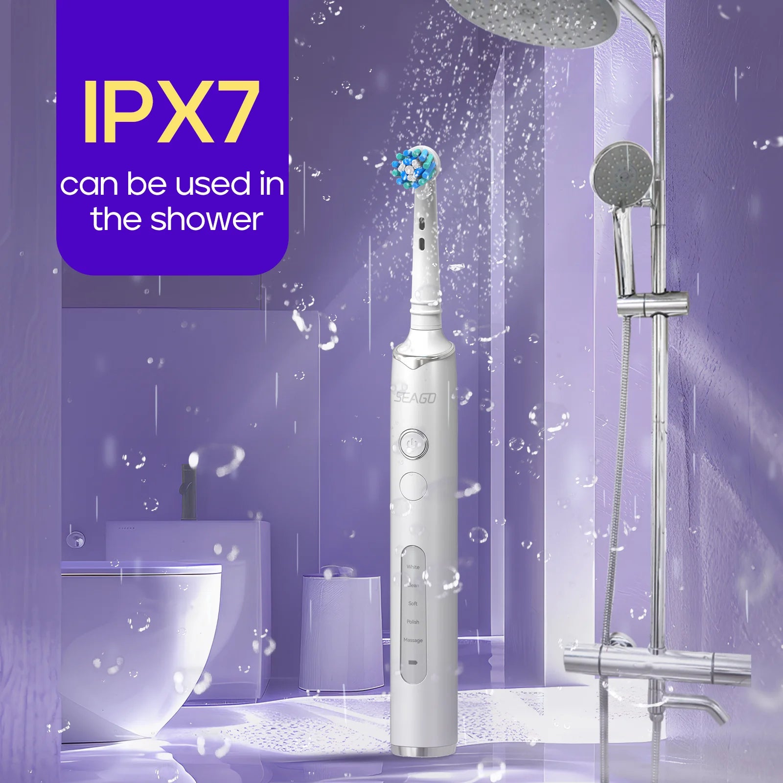 Seago 5-Mode Rechargeable Toothbrush