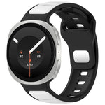 Dual-Color Perforated Sport Watch Band with Quick-Release Lugs for Samsung Galaxy Watch 9