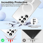 Clear Hard Magnetic Case for Samsung Galaxy S25 Series
