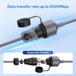 EDUP RJ45 Waterproof Connector Cable for Starlink