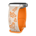 Fashion Engraved Silicone Bands for Apple Watch