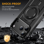 Armor Shockproof MagSafe Case with Metal Lens Bracket for iPhone 17 Series