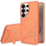 Anti-Fingerprint Hybrid Case with Stand for Samsung Galaxy S26 Series