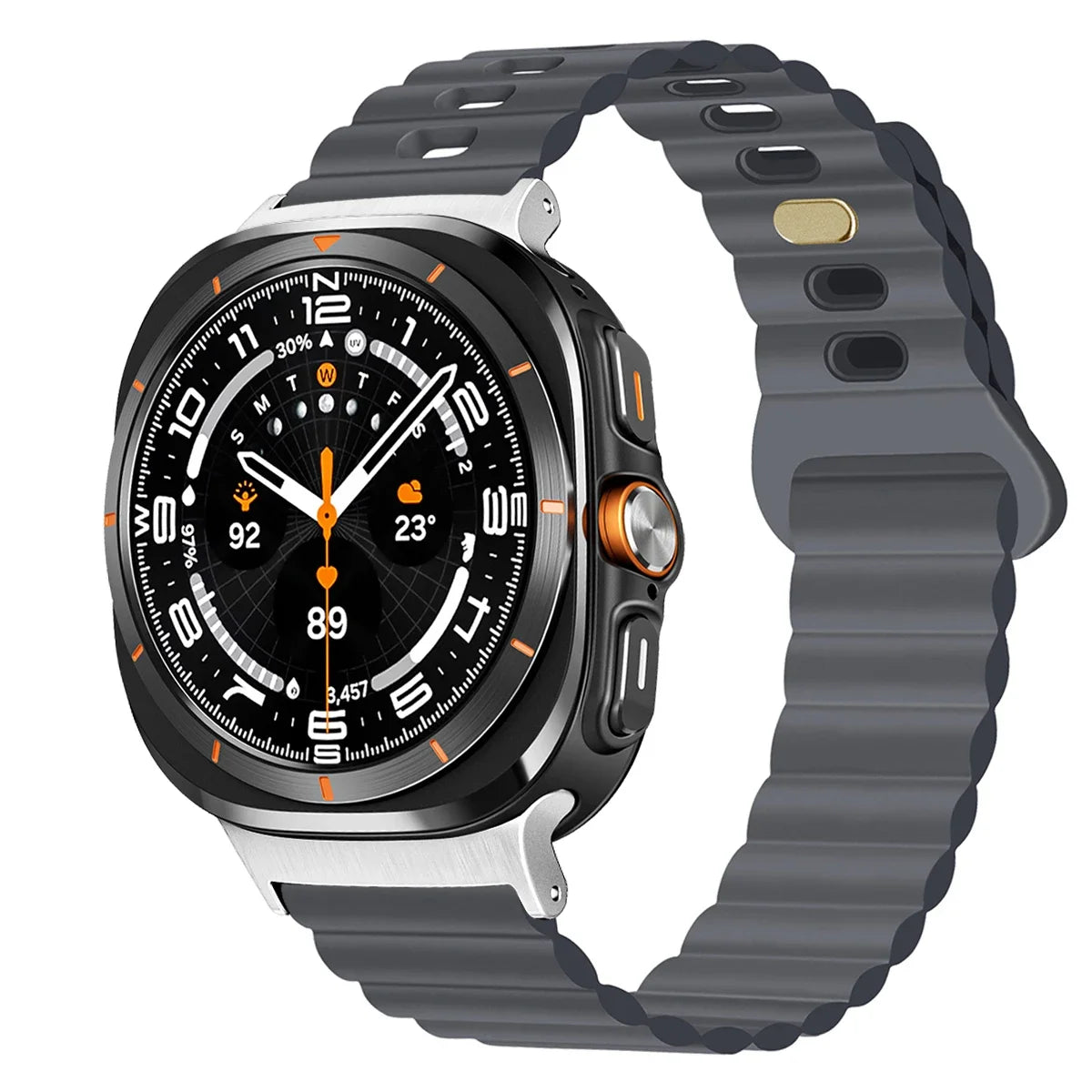Durable No Gaps Silicone Sport Band for Samsung Galaxy Watch Ultra