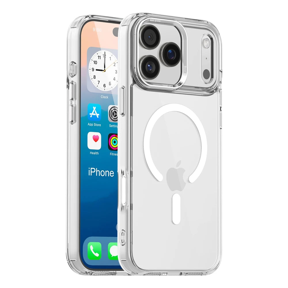 Clear Heavy-Duty Shockproof MagSafe Case for iPhone 17 Series