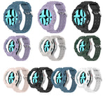 Rugged Armor Case + Sports Silicone Band for Samsung Galaxy Watch 6