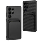 Slim PU Leather Case with Card Slot for Samsung Galaxy S25 Series