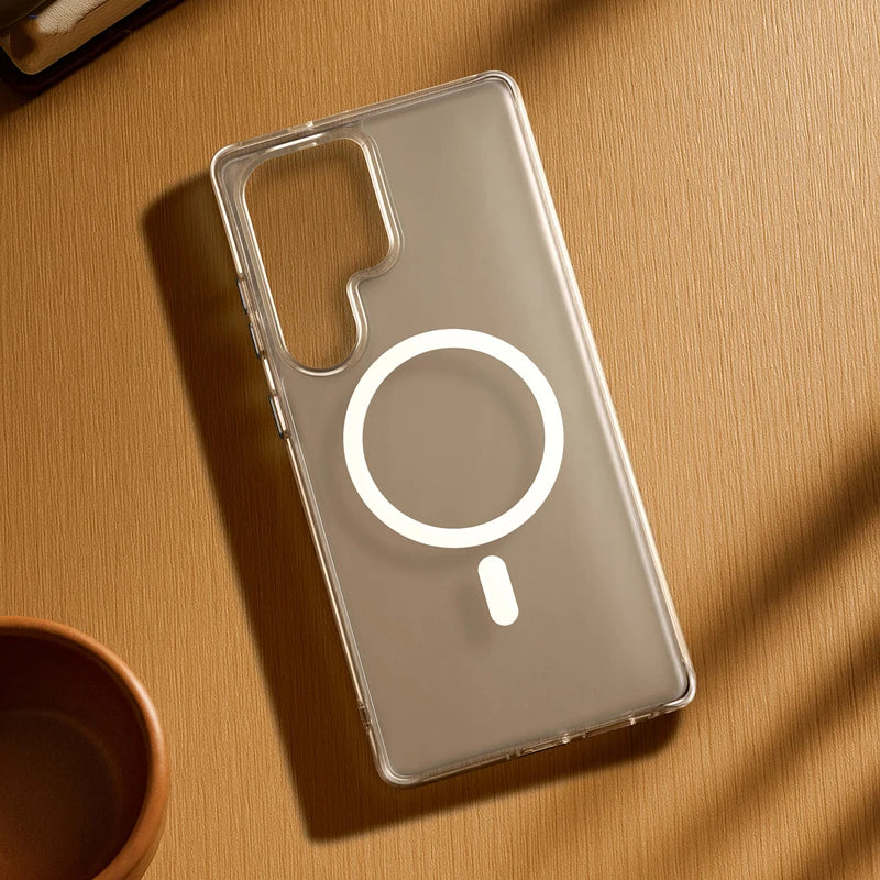 Frosted Magnetic Hard PC Case for Samsung Galaxy S25 Series