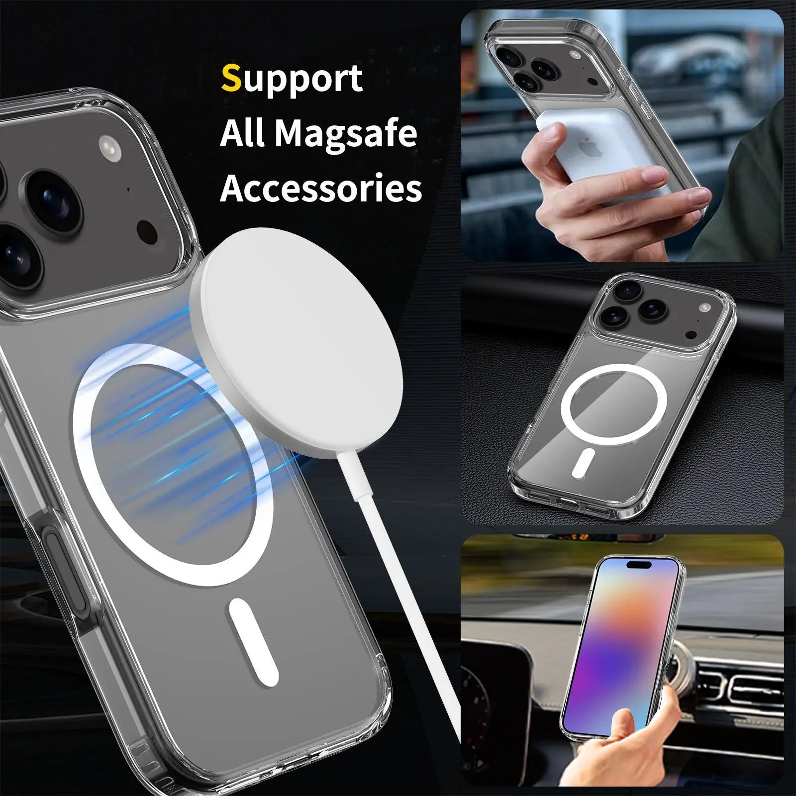 iPhone 17 Series Premium Clear MagSafe Case